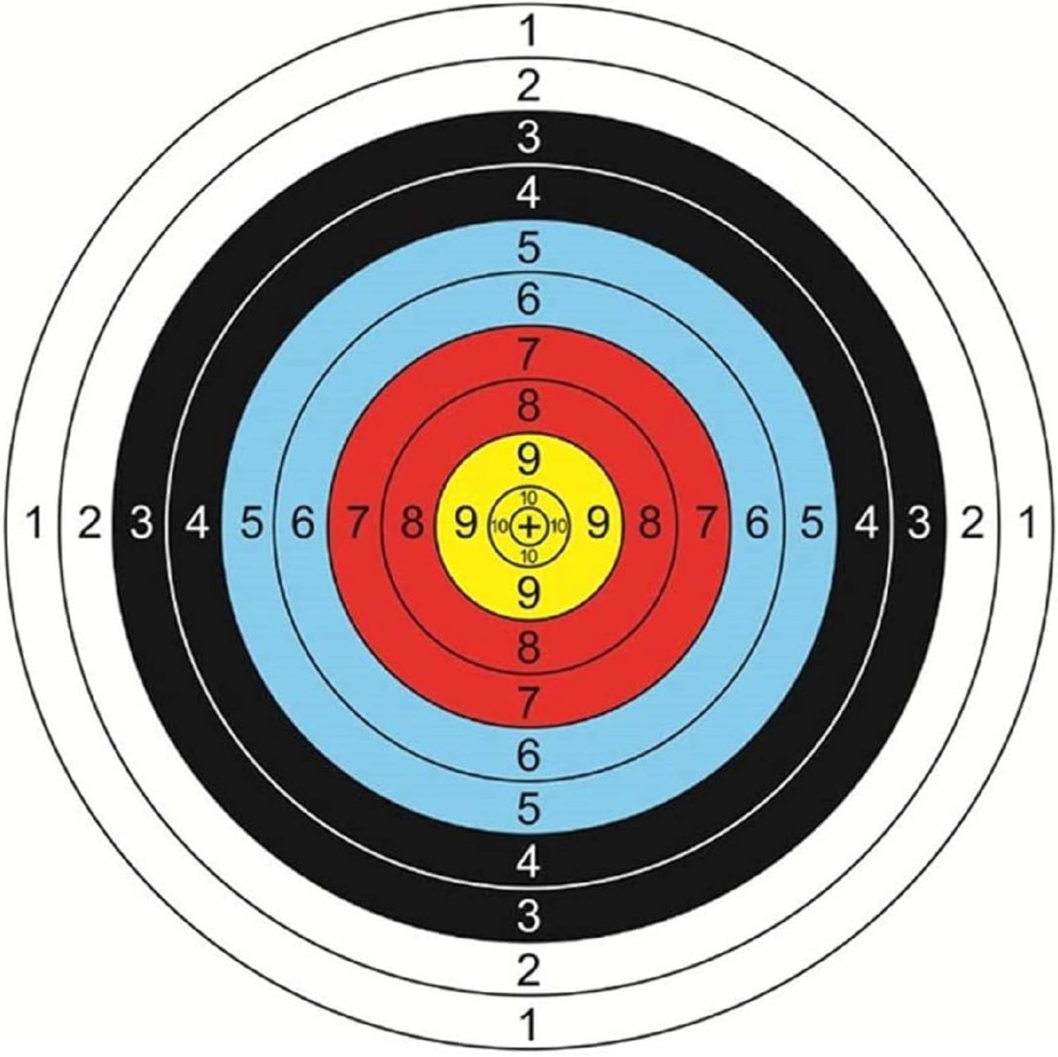 Amazon Com 30pcs Archery Paper Targets Arrow Targets For Air Soft Bb Guns Air Rifles Shooting Accessories Ideal For Daily Shooting Practice For Archery Enthusiasts Beginner 15 6x15 6inch Sports Outdoors