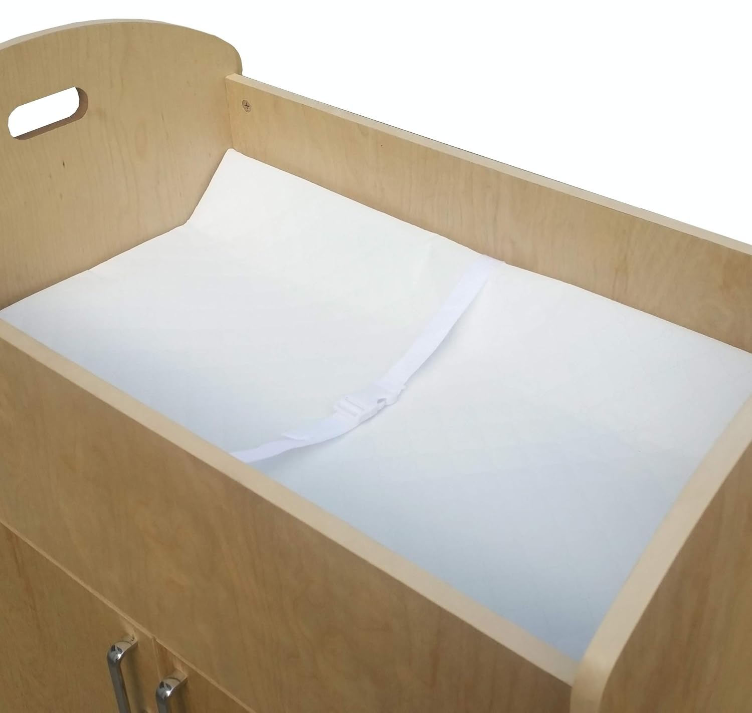 Wooden Changing Table Natural 18541BIRCH FixtureDisplays Children