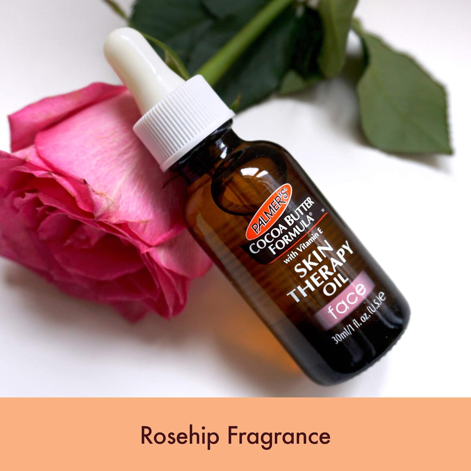 Palmer's Cocoa Butter Formula Moisturizing Skin Therapy Oil for Face with Vitamin E, Rosehip Fragrance, 1 Ounce: Beauty