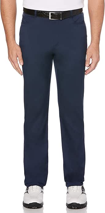 PGA TOUR Men's Flat Front Comfort Stretch 5 Pocket Pant at Amazon Menâs Clothing store