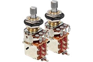 Genuine Bourns 500K (Pack of 2) Split Shaft Push-Pull Pot for Electric Guitar