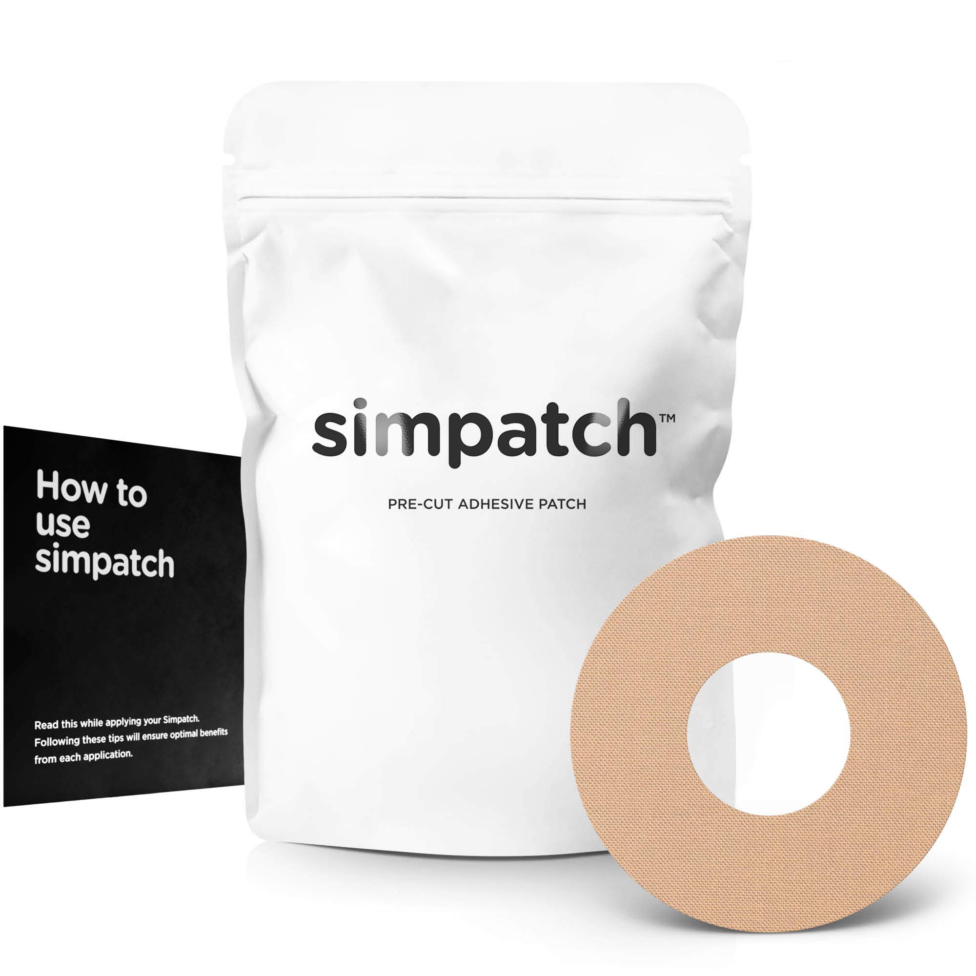 SIMPATCH Adhesive Patch for style , Pack of 30, tan