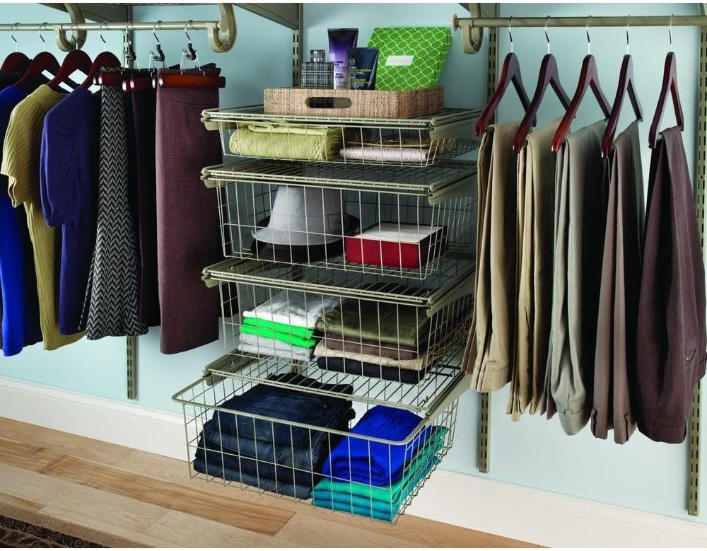 Amazon Com Closetmaid Shelftrack 21 In X 17 In Ventilated Wire