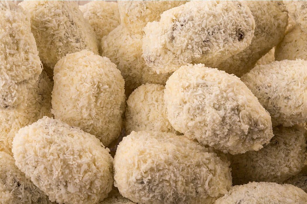 Medjool Dates- White Chocolate Coated with Coconuts (450g)