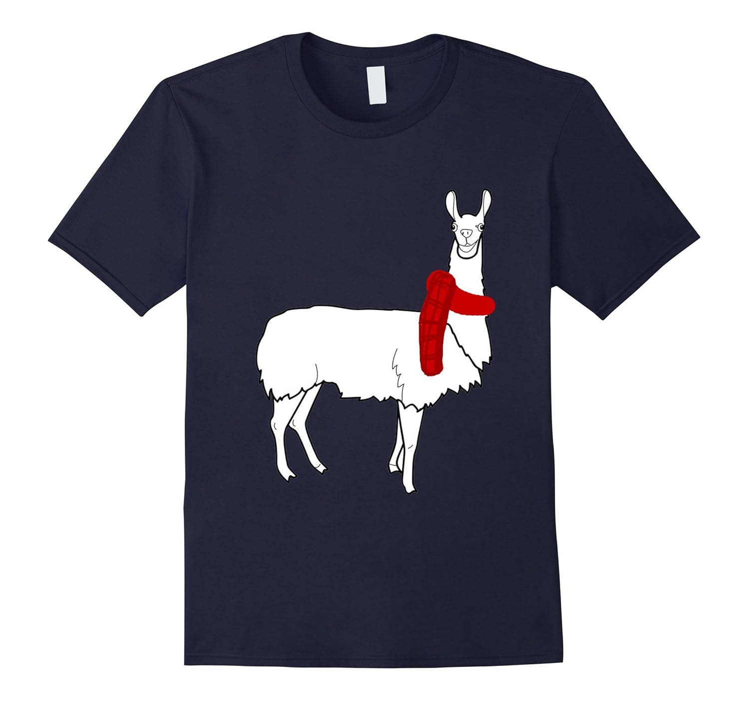 Festive Llama Ugly Christmas tshirt-ANZ