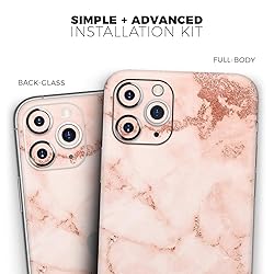 Design Skinz Rose Pink Marble & Digital Gold