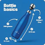 Nuactiv 500ml Stainless Steel Water Bottle Vacuum Insulated Leakproof view 2