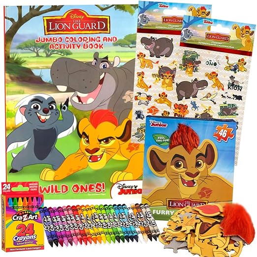 Amazon.com: ColorBoxCrate Lion King Coloring Book Toy Set 4 Pack