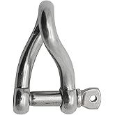 Extreme Max 3006.8219 BoatTector Stainless Steel Twist Shackle - 3/8"