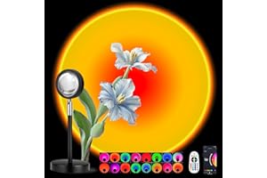 Spacenight Sunset Lamp Projector Multi-Color Multi-Mode, Dimmable, Timing, Music Rhythm, Sunset Background Wonderful Visual Impact, USB Plug and Play (Remote & APP)
