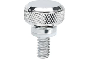 Fenrir Quick Release Seat Bolt Screw 304 Stainless Steel Chrome Finish for Harley Davidson 1997-now XG XL Sportster1200/883 Forty Eight Iron Softail Dyna CVO Touring Road Glide Street Glide Road King
