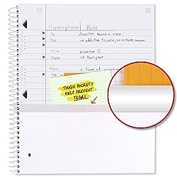 Five Star Spiral Notebook + Study App, 1