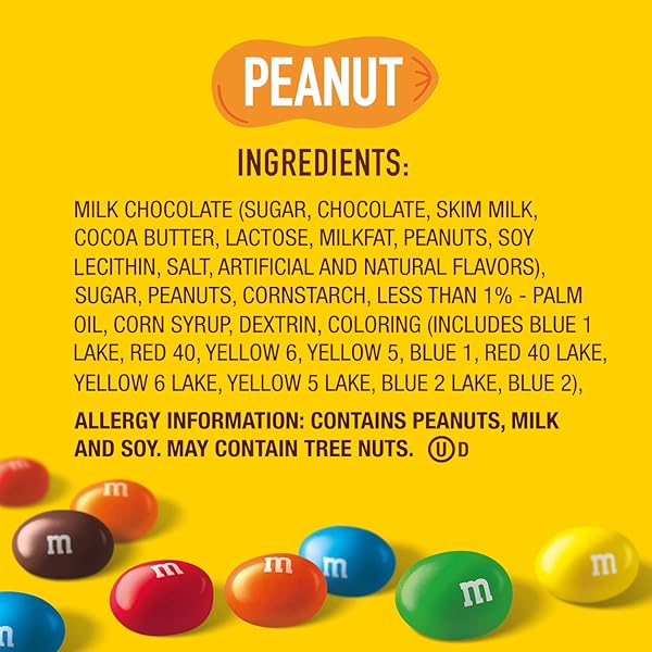 M&M’S PEANUT CHOCOLATE CANDY PARTY SIZE 38-OUNCE BAG