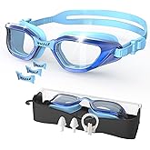 Whale Swim Goggles Adult Swim Goggles Anti Fog Swimming Goggles Wear Comfortable Polarizing Swim Goggles Adult/Unisex