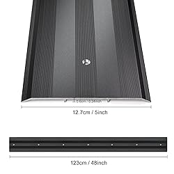 Orechic 5″Wide Sturdy Thicken Aluminum Threshold
