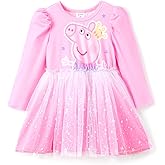 Peppa Pig Toddler Girls Dress Cute Tutu Dresses for Birthday Party Tulle Princess Dress Little Girl Size 2-6T