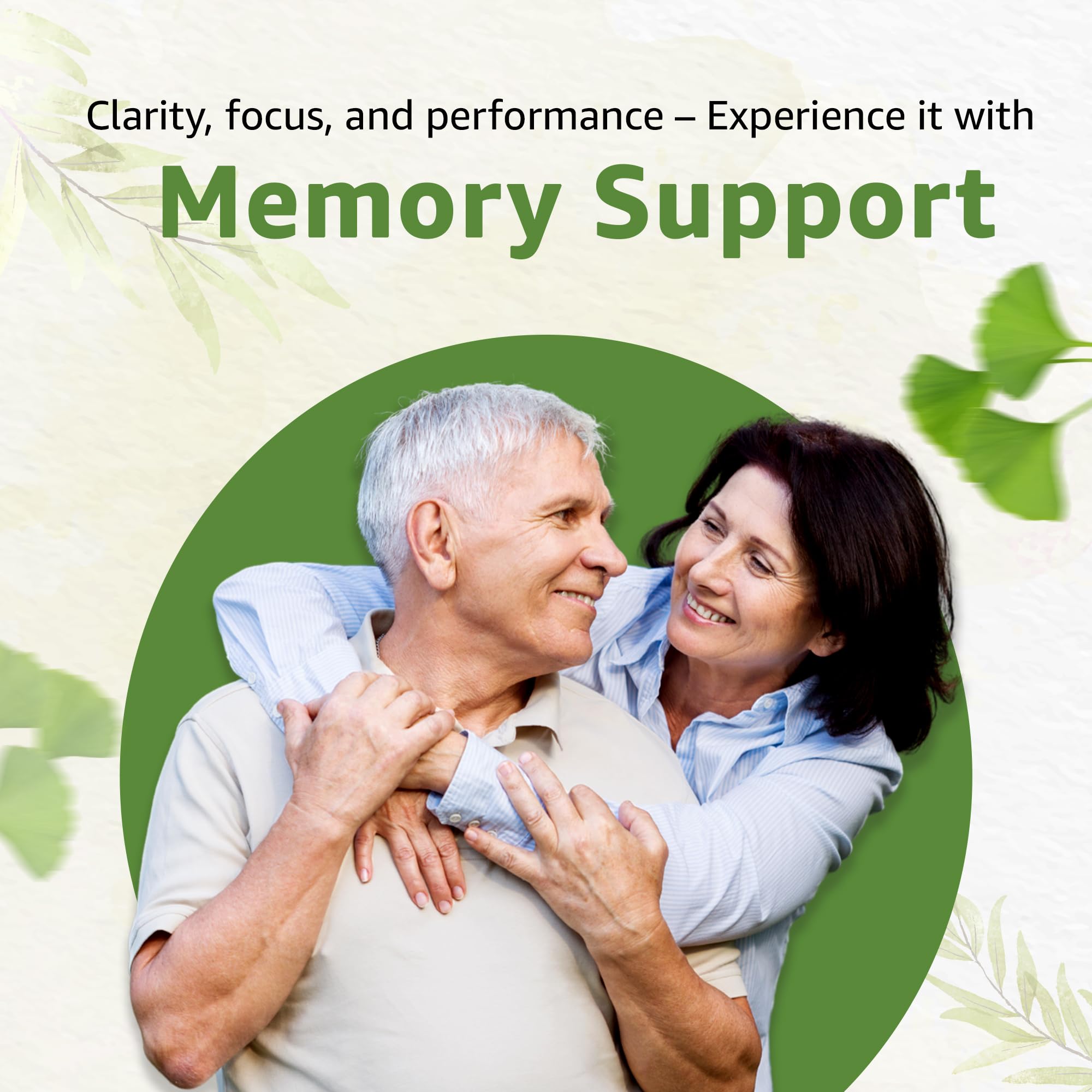 Bodymune MemorySupport Brain Health Formula | Supports Mental Clarity, Recall & Concentration* | USDA Organic Nootropic Blend with Ginkgo Biloba & Ashwagandha | 60 Vegan Caps | Made in USA