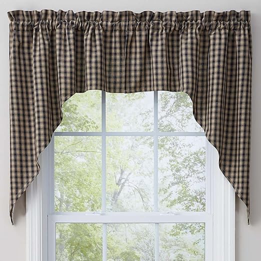 Amazon Com Park Designs Town And Country Black Swags Home Kitchen