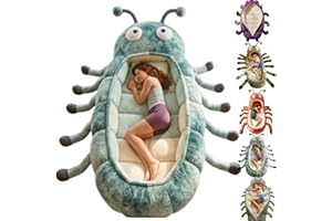 Hugging Caterpillar Sleeping Bag,2026 New Catapillar Sleeping Bag,Pull Cord Cocoon Sleeping Bags,Full Body Plush Lounger, Ind