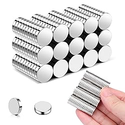 TRYMAG Small 150Pcs Neodymium Magnets, 12x2mm Tiny