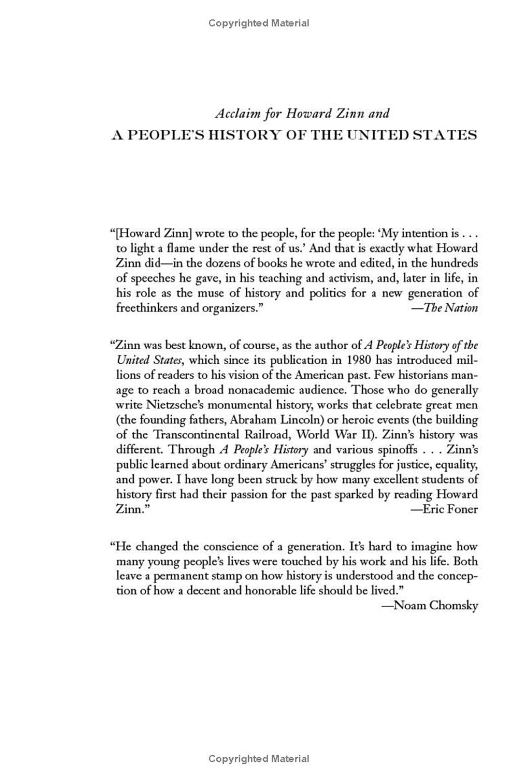 A People's History of the United States: 1492-Present by Howard Zinn