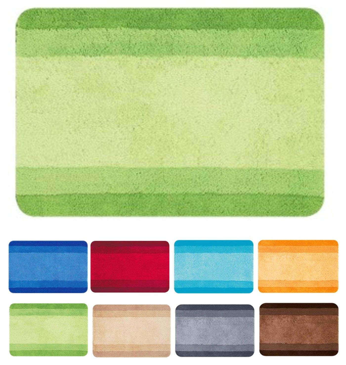 Spirella Balance 1009229 Bath Mat Kiwi, kiwi, 55 x 65 cm