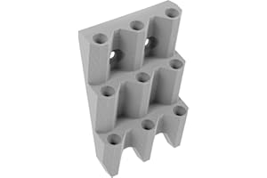 Alipis Wall Mounted Dart Holder Organizer Rack, Plastic Dart Display Storage with Multi-compartment