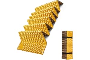 FOCHIER F Foam Camping Pads for Hiking, Ultralight Foam Mattress Camping, Waterproof Soft Mat for Adults, Wide Picnic Yoga Mats, Folding Camping Pad for Outdoor Backpacking