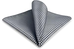 S&W SHLAX&WING Mens Pocket Square Solid Color Blue Red Green Pink Black Wedding