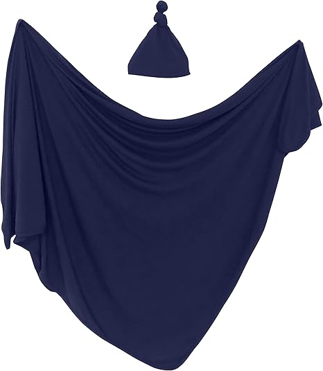 navy blue receiving blankets