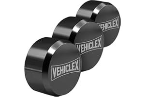 Vehiclex Keyed-Alike Puck Lock Set – Hidden-Shackle Security with Steel Pin – Weather-Resistant Aluminum Body & Brass Core – 