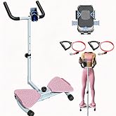 Waist Twisting Machine with Handlebar, Ab Twister Board with Phone Holder, 330 lbs Capacity Waist Twister for Women Belly Fat, Home Gym Exercise Equipment for Slim Waist and Core Ab Exercise