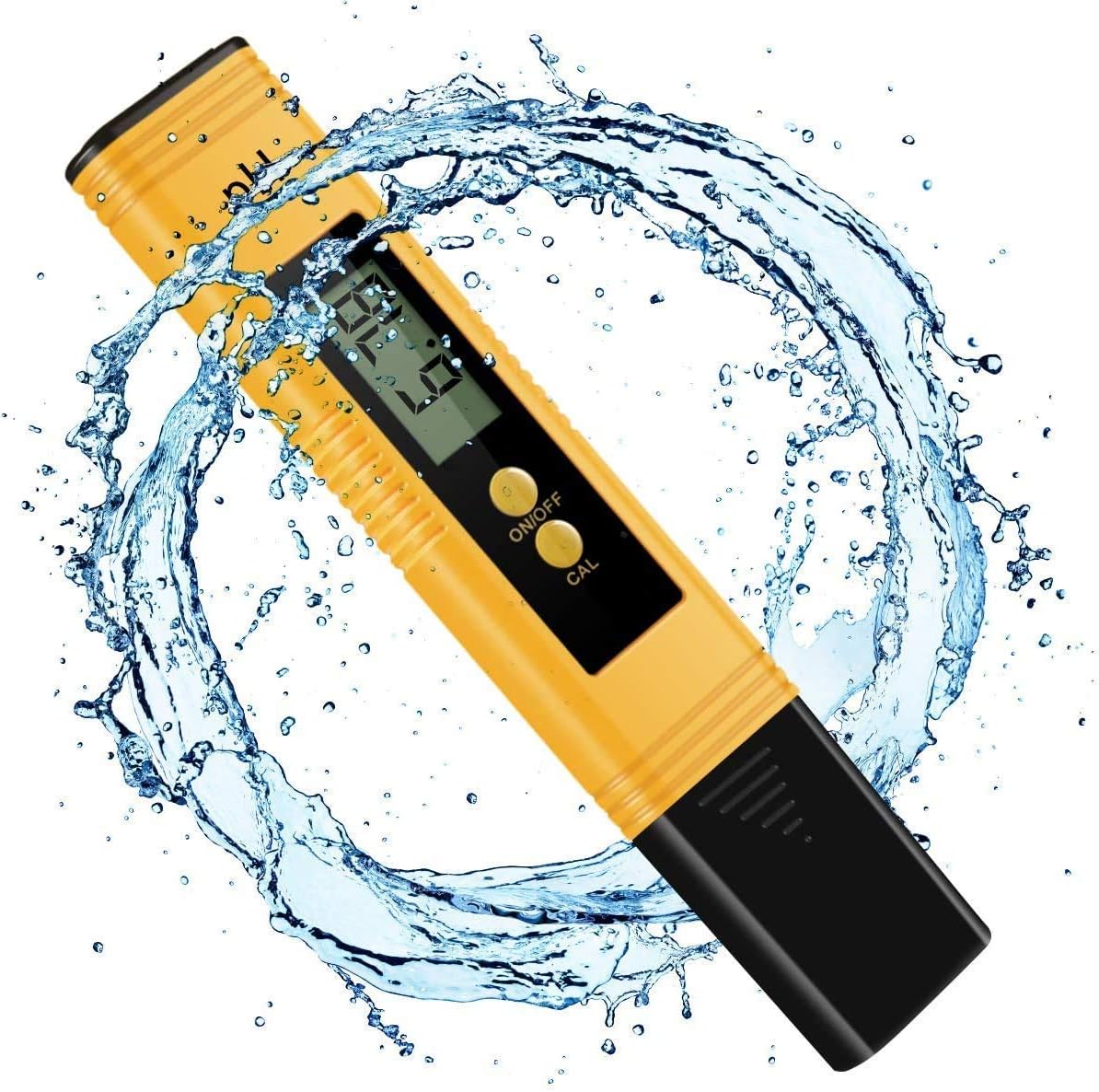Digital PH Meter, PH Meter 0.01 PH High Accuracy Water Quality Tester with 0-14 PH Measurement Range for Household Drinking Water,Aquarium,Swimming Pools
