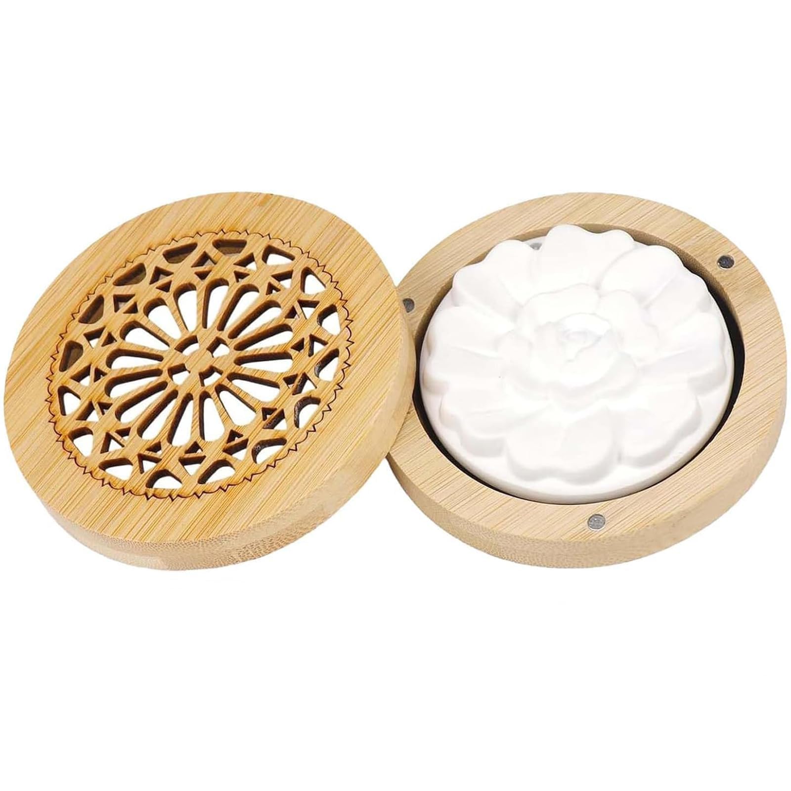 Photo 1 of 1 Set Clay Disc for Essential Oil, Aroma Stone Passive Diffuser, Diffuser Stone Passive Essential Oil Diffuser Suitable for Travel Fragrance Companion
