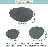 Hisredsun 21 Pcs 3-4 inch Painting Rocks Smooth Large Pebbles for Craft view 2