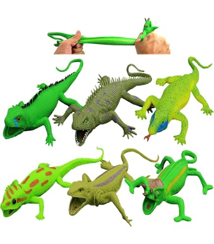 Juguete De Lagarto Verde Realista De 5 Pulgadas | Figura De Reptil Detallada En PVC | Educativo Y Creativo Para Niños | Regalo Para Amantes De Los Animales