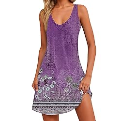 Seniors Sun Dresses for Women 2025 Vacation