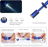 Housolution 28in Grabber Tool with LED Light Bendable Four-Claw Reacher Blue view 8