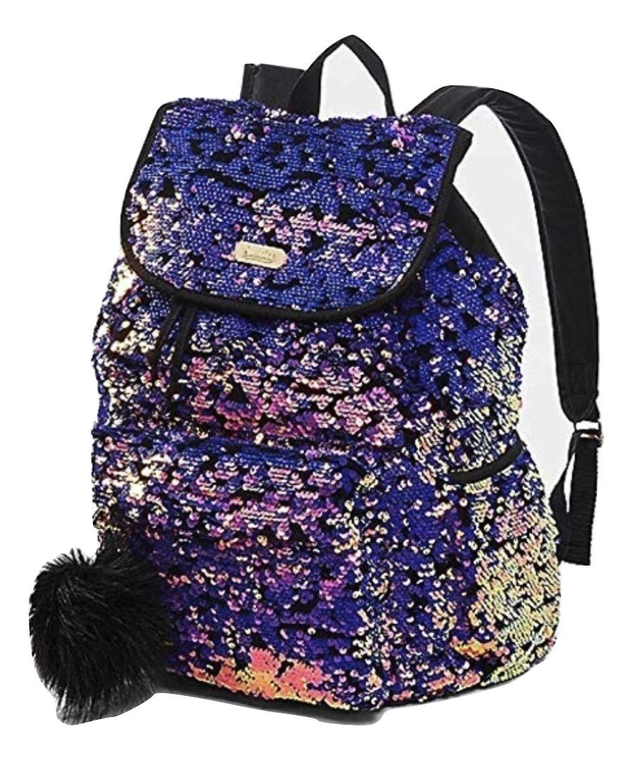 justice velvet backpack