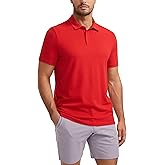 CRZ YOGA Mens Golf Polo Shirts Short Sleeve Moisture Wicking Athletic Shirt Sports Casual Pique T-Shirts