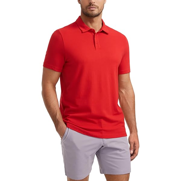 Amazon.com: CRZ YOGA Cloudweight Mens Short Sleeve Polo Shirts