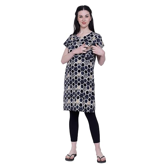 Women Feeding/Maternity Wear Kurti (Feed-52-Multicolor)