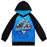 Monster Jam Maximum Destruction El Toro Loco Grave Digger Fleece Pullover Hoodie Toddler to Big Kid
