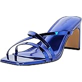 The Drop Women's Amelie Strappy Square Toe Heeled Sandal