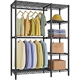 VIPEK V7 Garment Rack for Hanging Clothes Heavy Duty Clothes Rack with Shelves, Portable Closet Racks Metal Clothing Racks 5 
