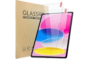 Suppeak [2 Pack] Glass Screen Protector Compatible with iPad 10th Generation 10.9 Inch (2022 Only), Tempered Glass Film Guard