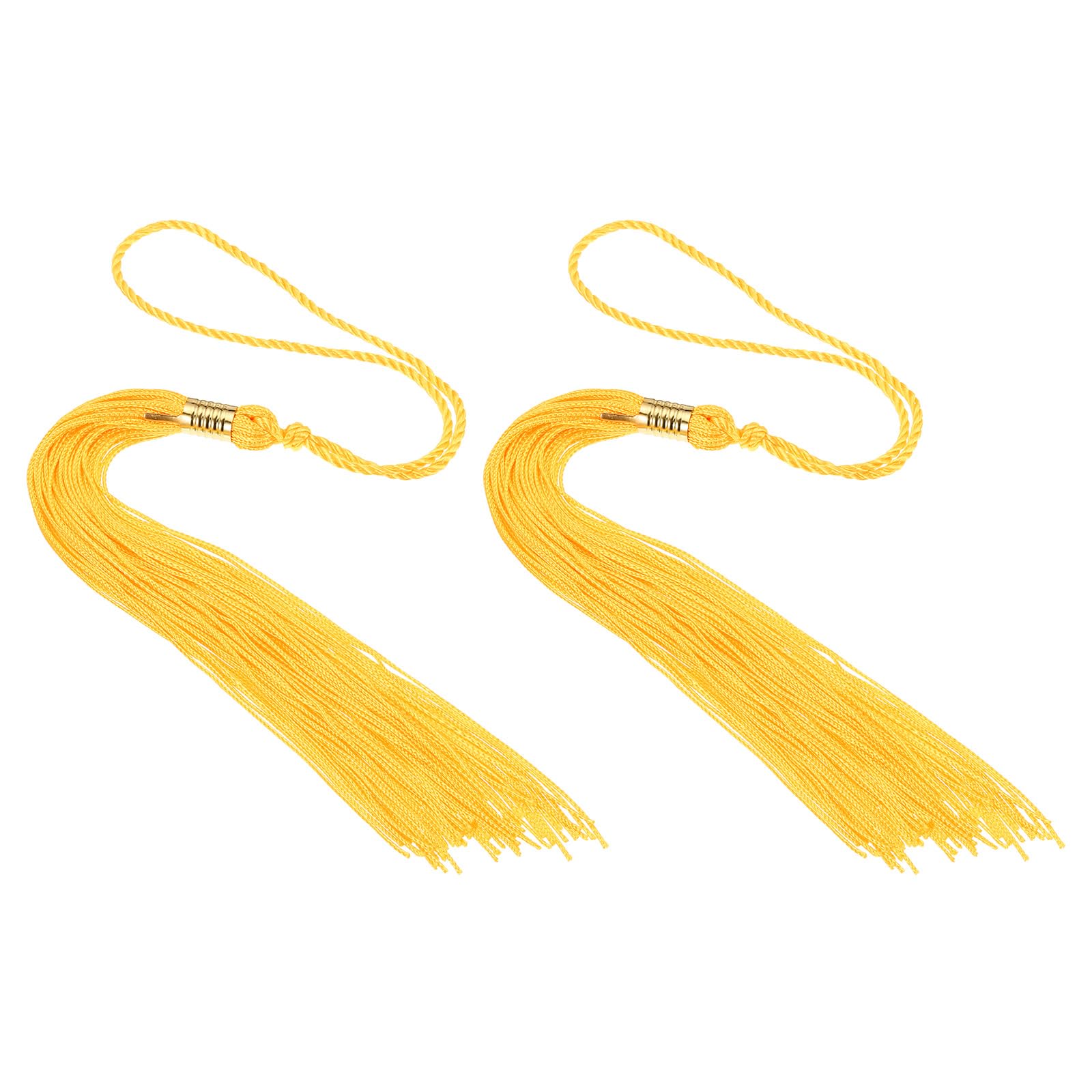 PATIKIL Tassel Graduation, 2 Pcs Graduation Cap Tassel for Graduation Cap Decorate Tassel Charm for Graduation Party Ceremonies Souvenir, Golden