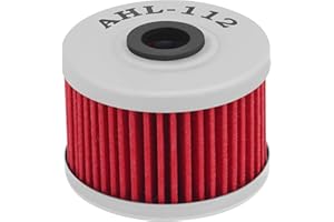 AHL 112 Oil Filter for Honda ATC250ES ATC 250 ATC250 ES Big Red 250 1985 1986 1987/XR250 Super 250 1997-2004/XR350R XR350 R 3