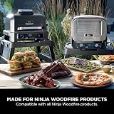Ninja Woodfire Universal Stand with Side Table Black H62.5 x W61.7 x D22.7cm view 4