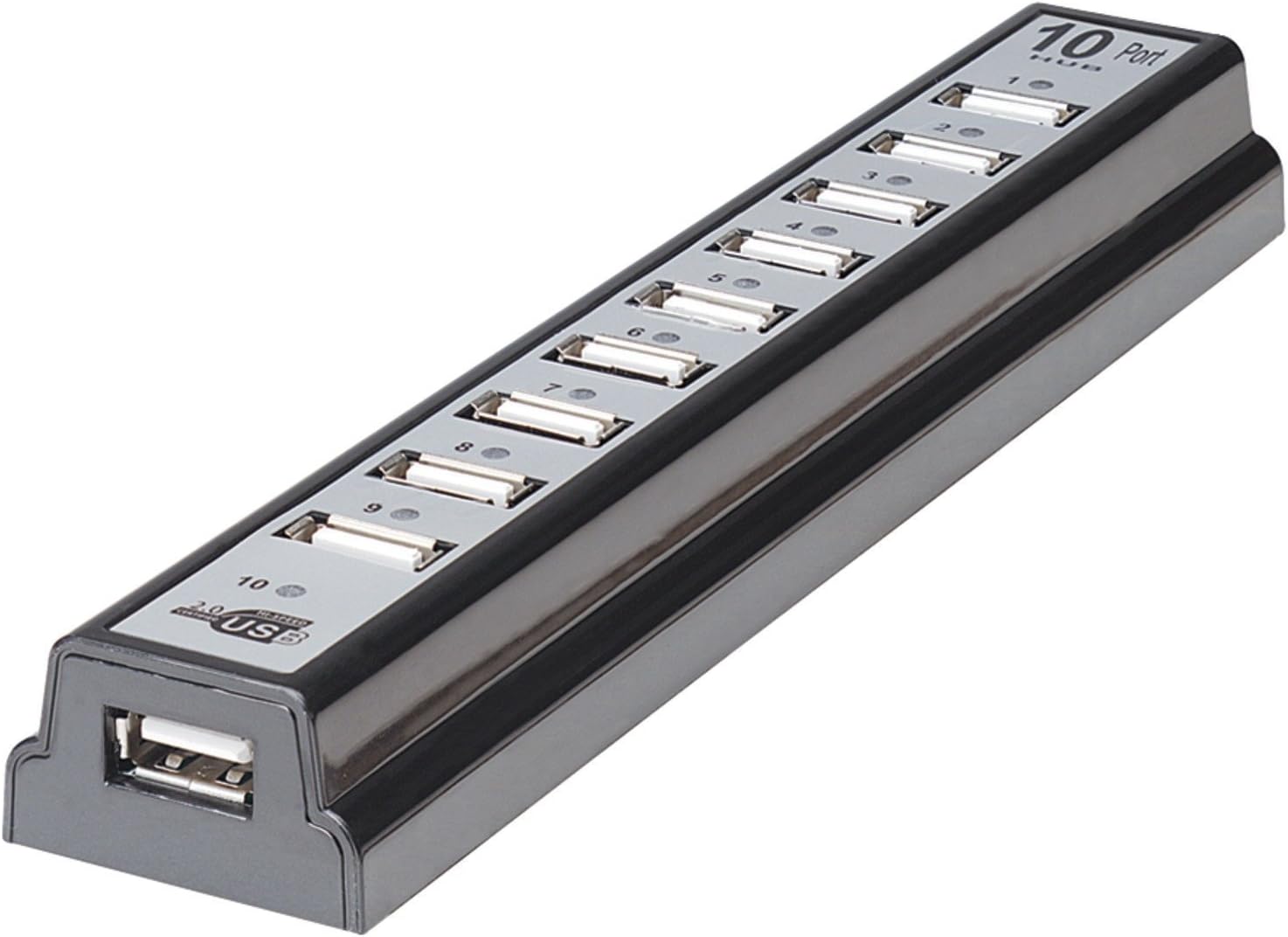 ICI161572 - MANHATTAN 161572 10-Port USB 2.0 Desktop Hub